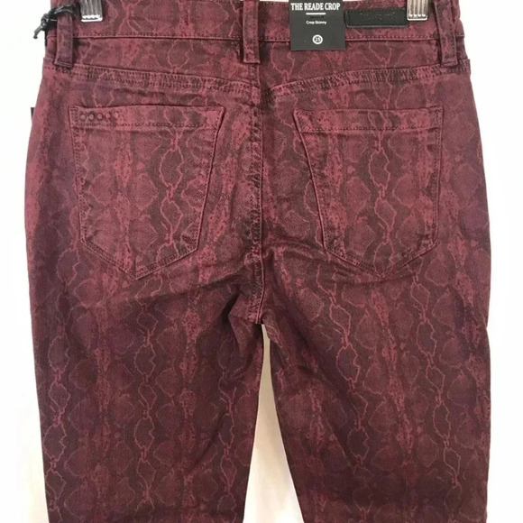 Blank NYC The Reade Crop Skinny Jean Snake Print - Picture 4 of 10